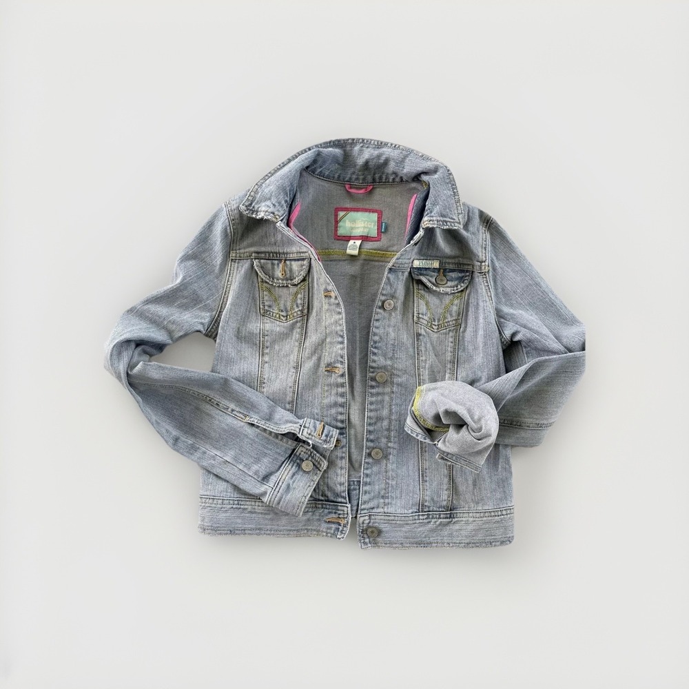 Hollister Light Blue Women's Denim Jacket